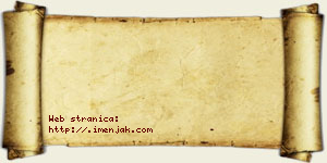 Jovana Simijonović vizit kartica